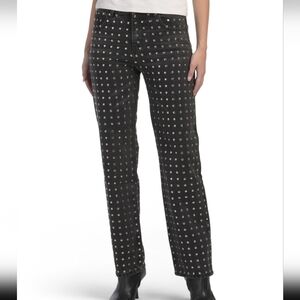 House Of Harlow Iva Studded Black Women's Jeans NWT